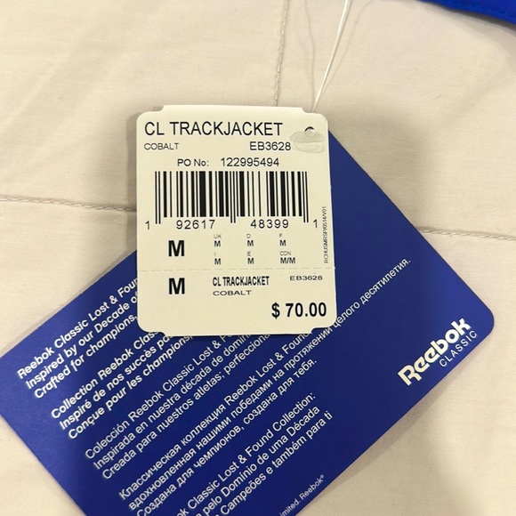 Reebok CL Track Jacket (NWT) - Picture 3 of 3
